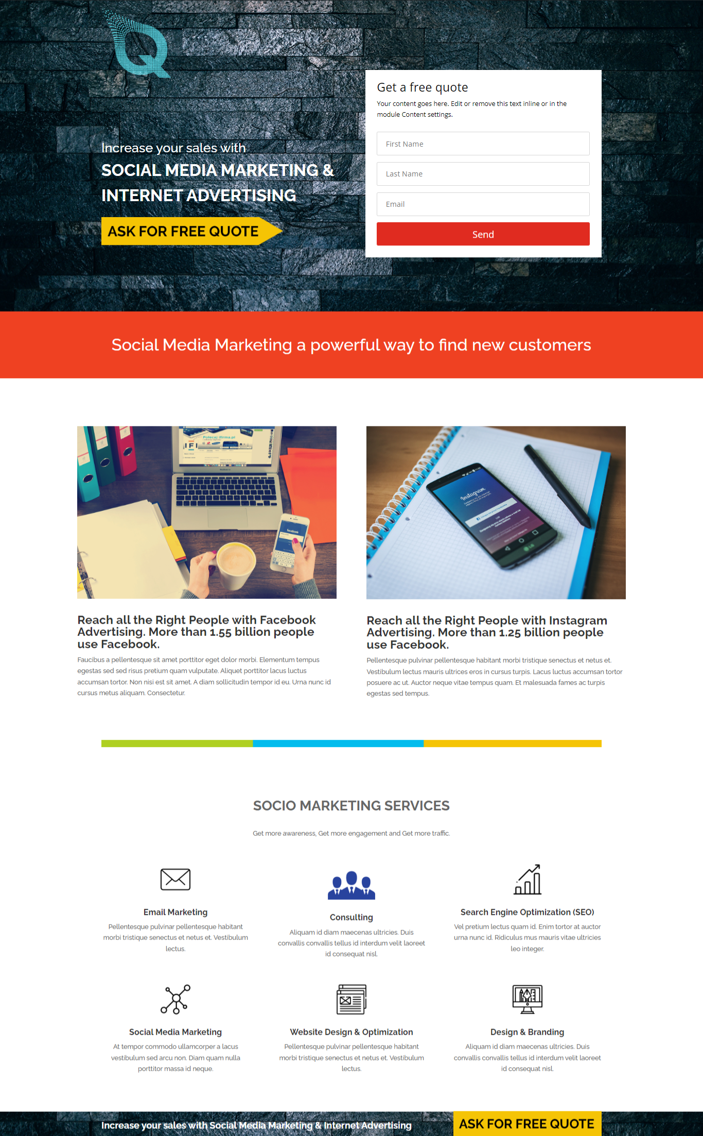 Divi Social Media Layout Divi Social Media Layout