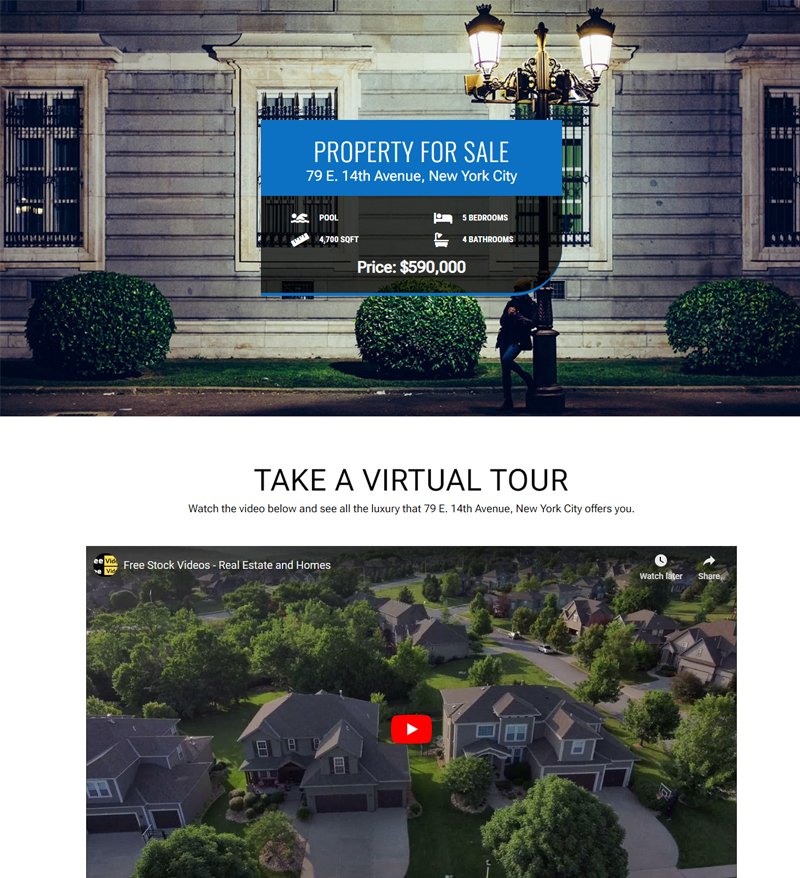 Listing Divi Layout