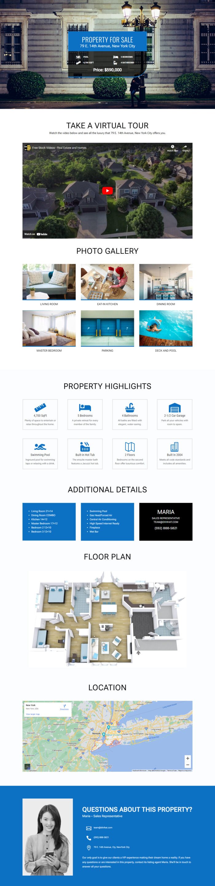 Property Divi Layout Divi Social Media Layout