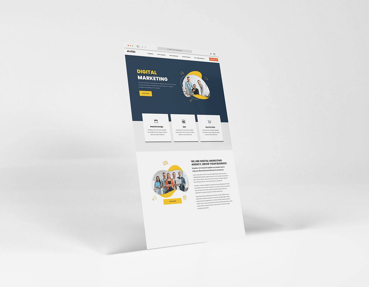 Digital Marketing Mockup