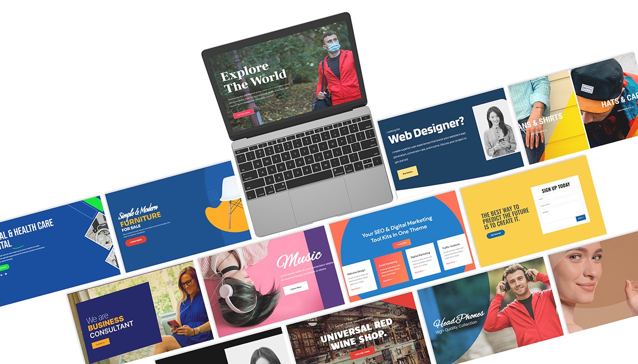 Divi Hero Sections Pack