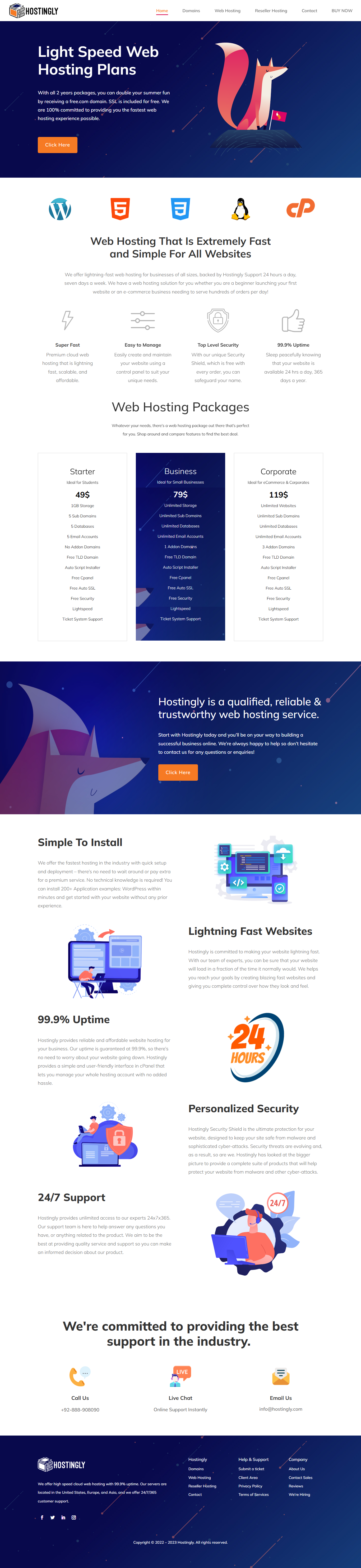 Divi Hosting Theme