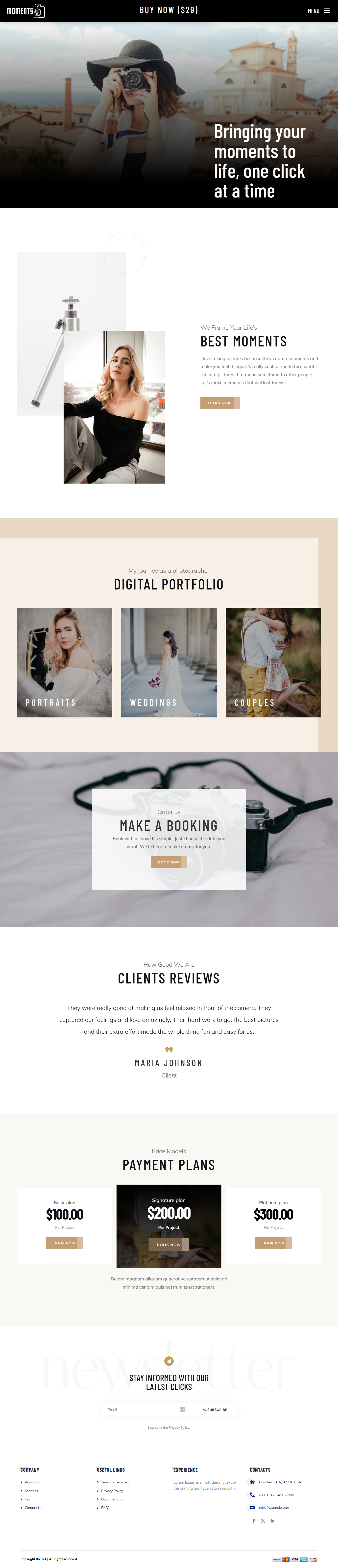 Divi Photography Theme