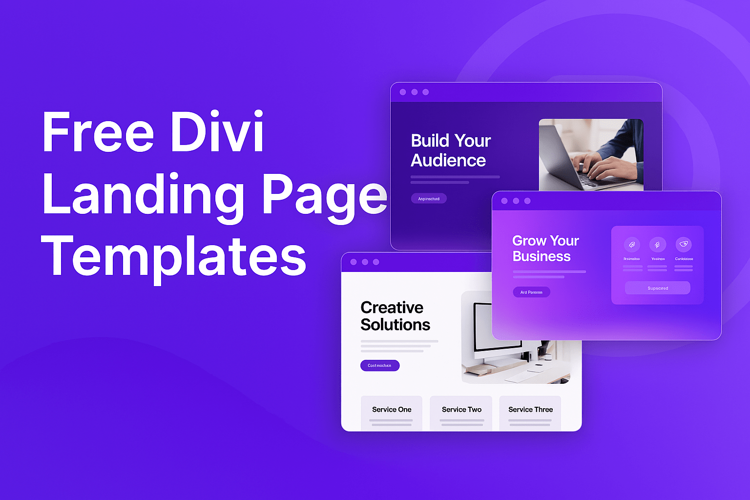 Free Divi Landing Page Templates