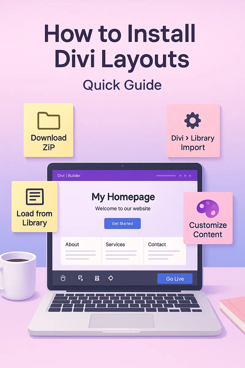 How to install Divi Layouts How to install divi layouts