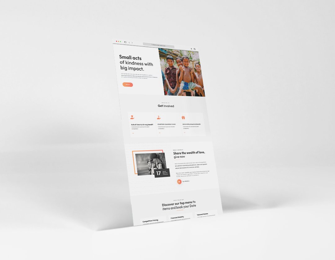 Divi Charity Layout