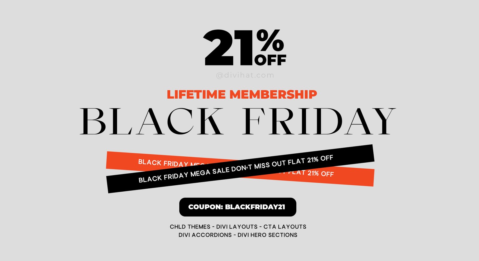Black Friday Light Version Divi Black Friday